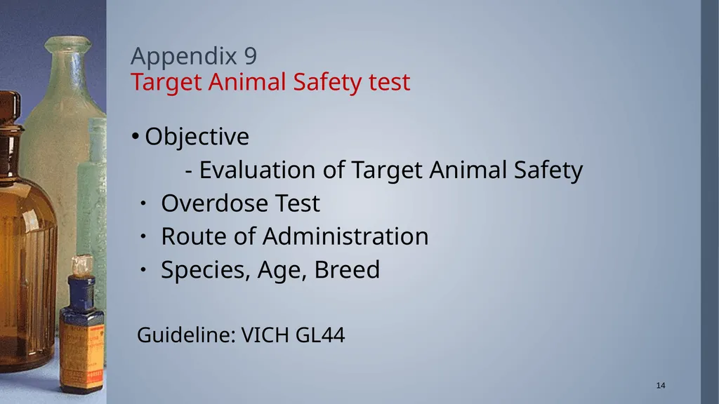 Regulatory process to register Veterinary - slide 14 of 26