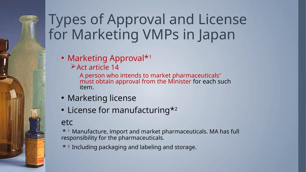 Regulatory process to register Veterinary - slide 6 of 26