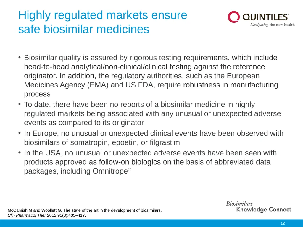 Biosimilars Knowledge Connect Slide Resource This - slide 12 of 22
