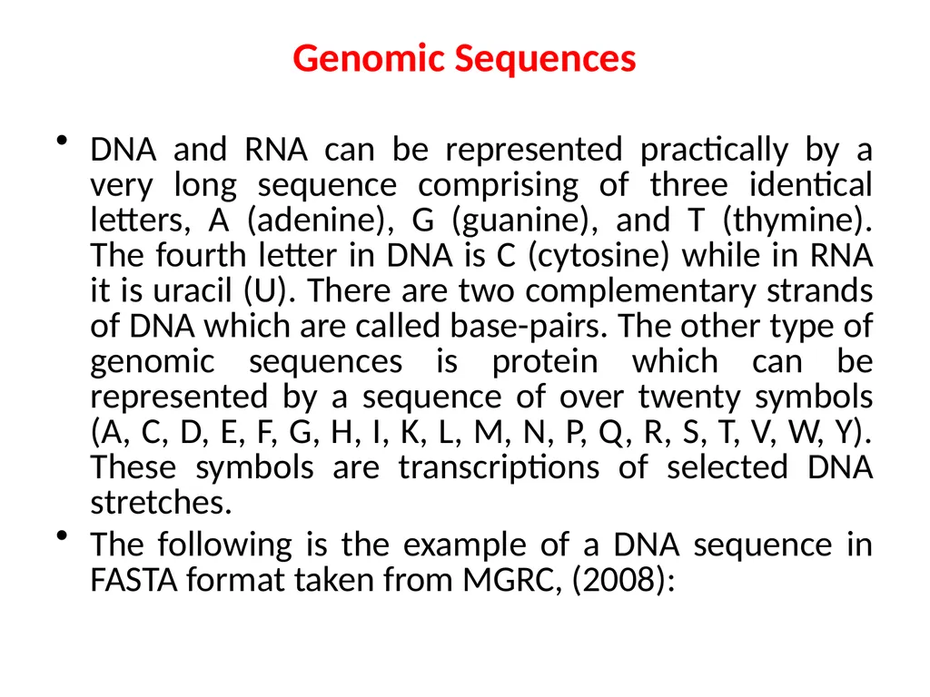 Biological Terms Biological Definitions Genomic - slide 2 of 7