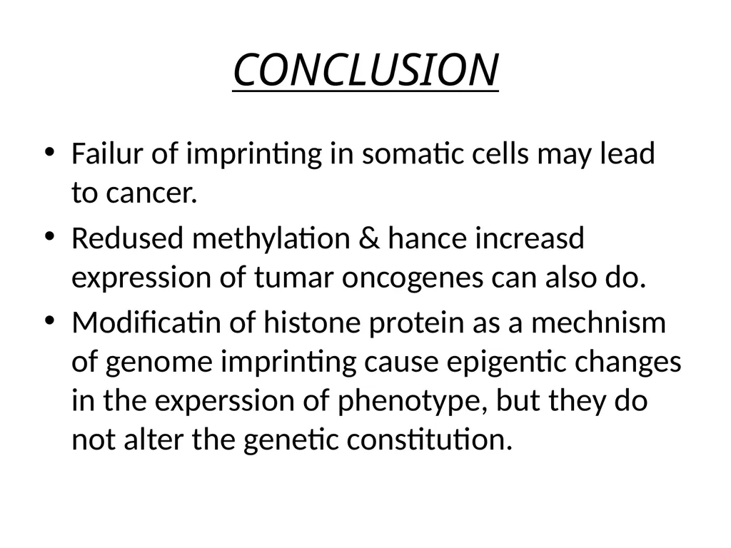 GENOMIC IMPRINTING By- Shubhani singh thakur - slide 13 of 14