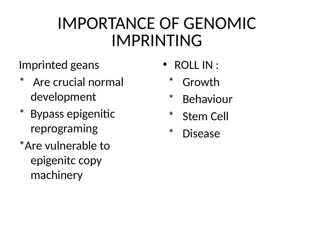 GENOMIC IMPRINTING By- Shubhani singh thakur - slide 11 of 14