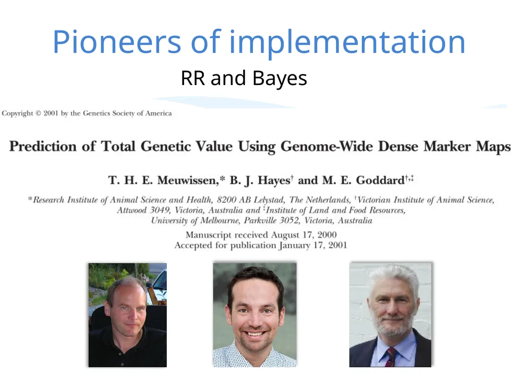 Statistical Genomics Zhiwu Zhang Washington State - slide 8 of 26