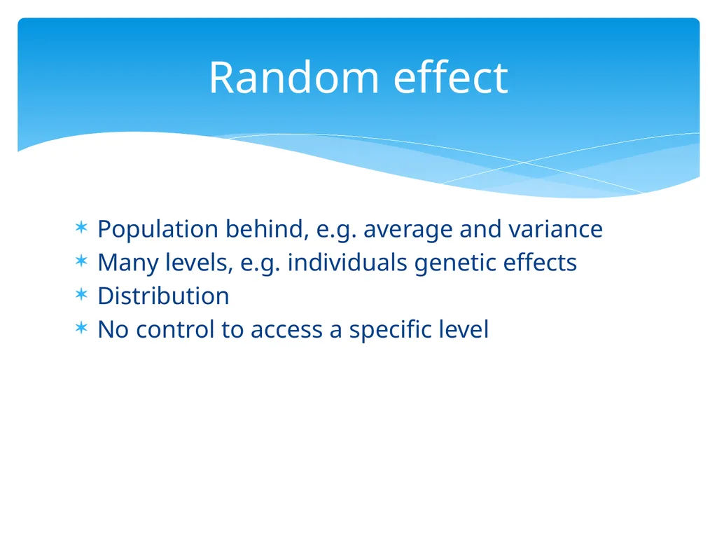 Statistical Genomics Zhiwu Zhang Washington State - slide 7 of 26