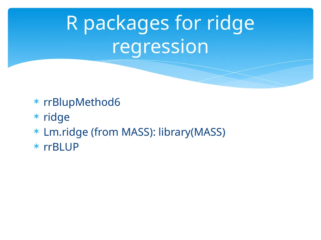 Statistical Genomics Zhiwu Zhang Washington State - slide 18 of 26