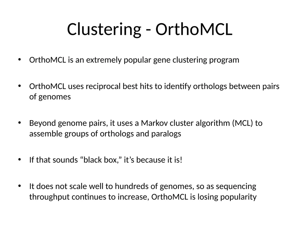 Bacterial Comparative Genomics Christopher - slide 20 of 41