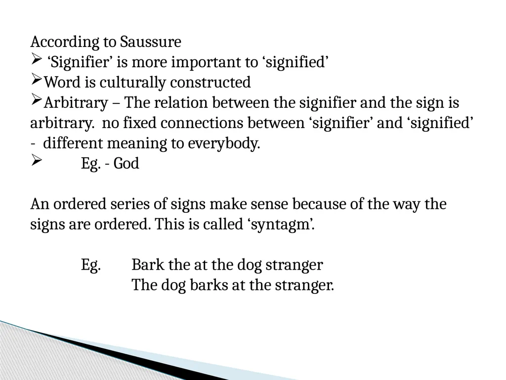 Structuralism Presented by Dr. B.Kalidoss - slide 11 of 17