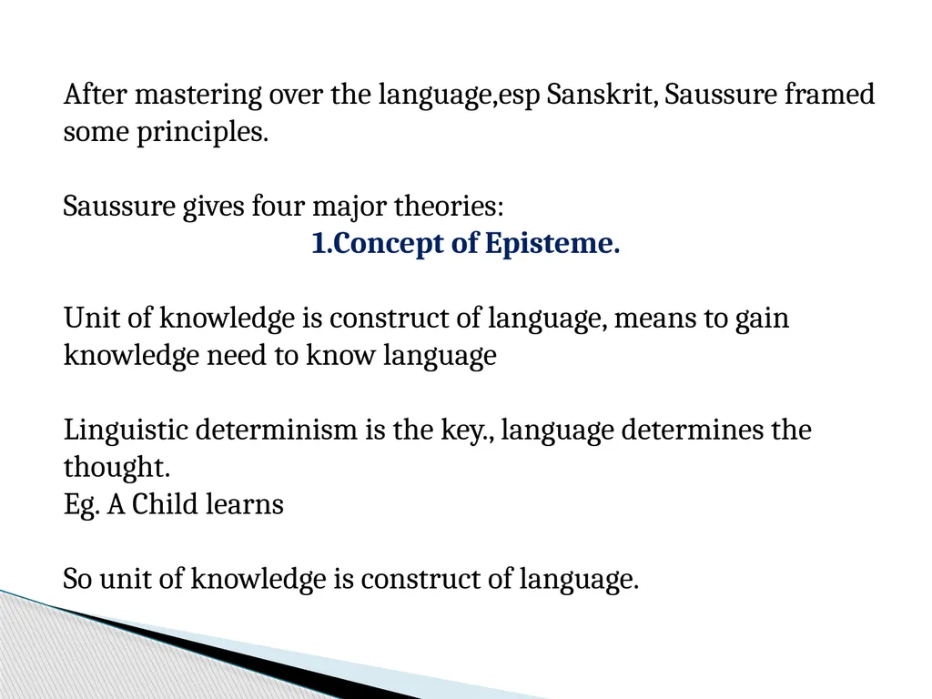 Structuralism Presented by Dr. B.Kalidoss - slide 7 of 17