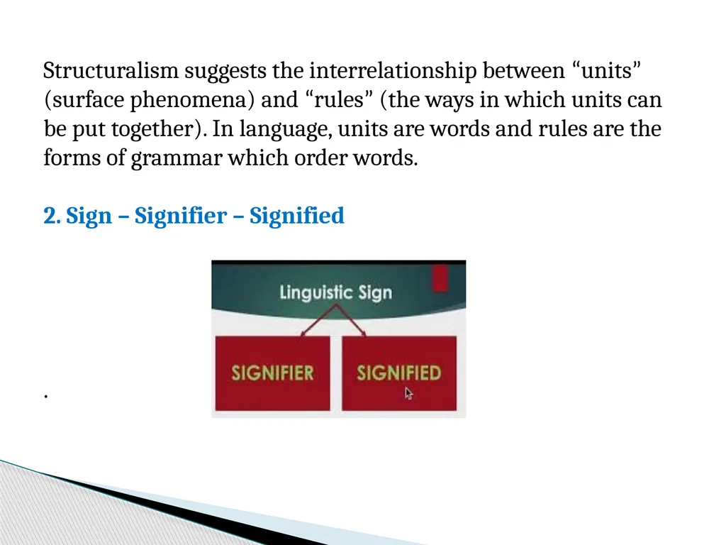 Structuralism Presented by Dr. B.Kalidoss - slide 8 of 17