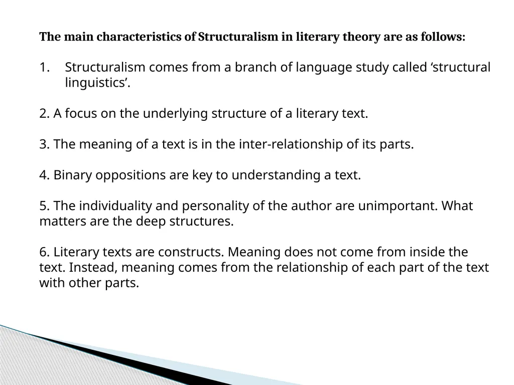 Structuralism Presented by Dr. B.Kalidoss - slide 16 of 17