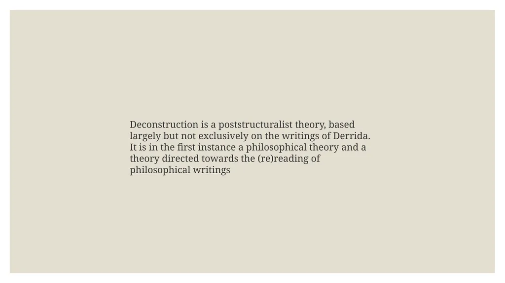 Derrida: Structure & sign MA IV SEM PAPER XIII - slide 5 of 8