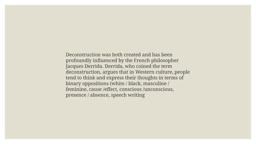 Derrida: Structure & sign MA IV SEM PAPER XIII - slide 6 of 8