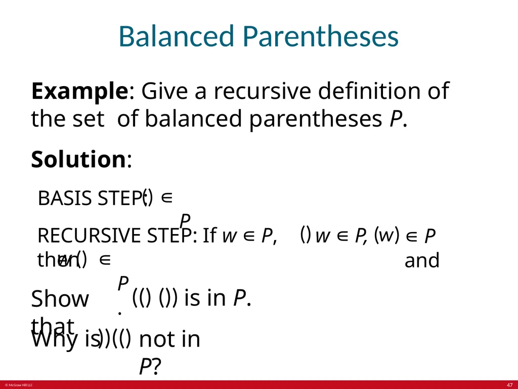 Induction and recursion Chapter 5 With - slide 47 of 75