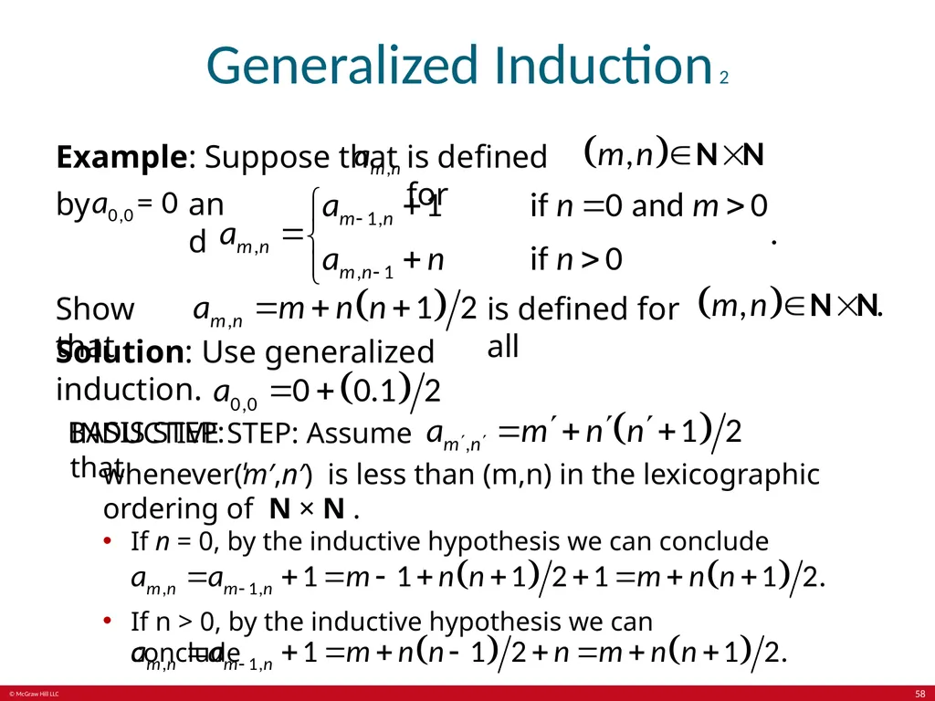Induction and recursion Chapter 5 With - slide 58 of 75
