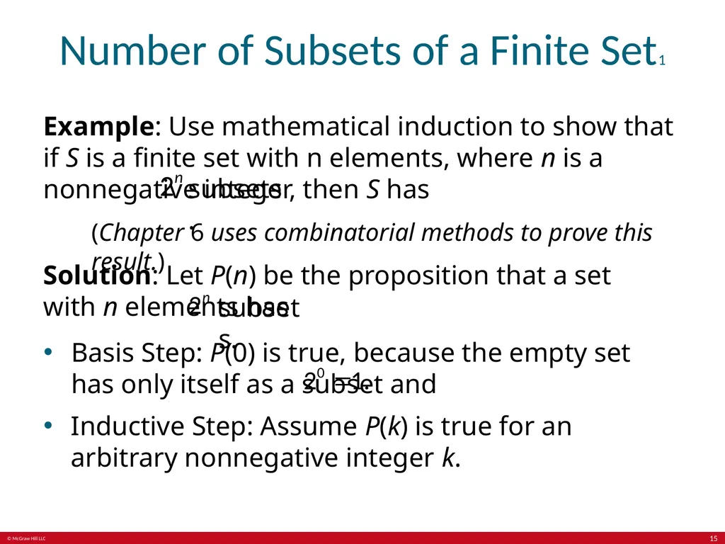Induction and recursion Chapter 5 With - slide 15 of 75