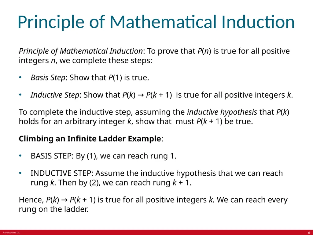 Induction and recursion Chapter 5 With - slide 6 of 75