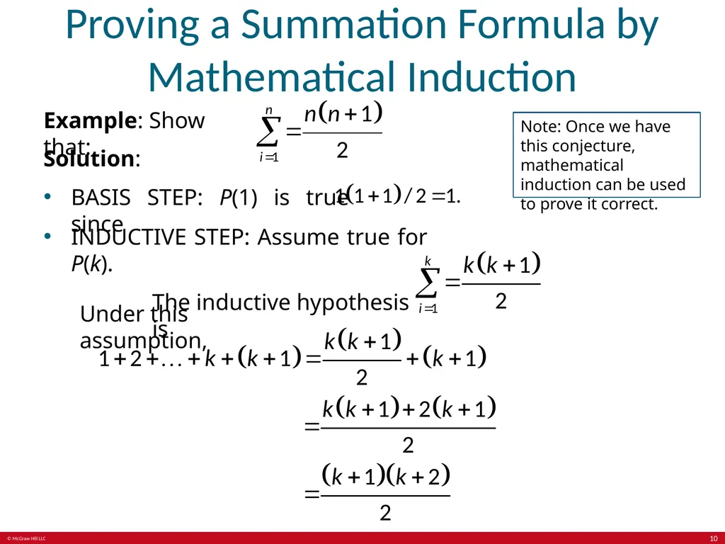 Induction and recursion Chapter 5 With - slide 10 of 75