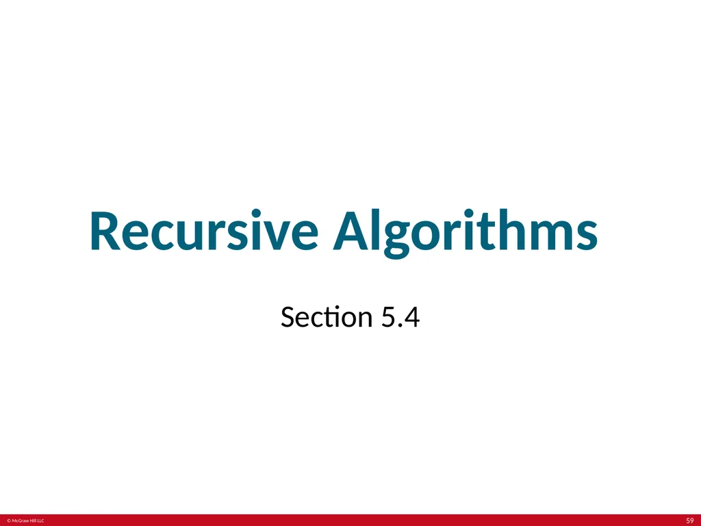 Induction and recursion Chapter 5 With - slide 59 of 75