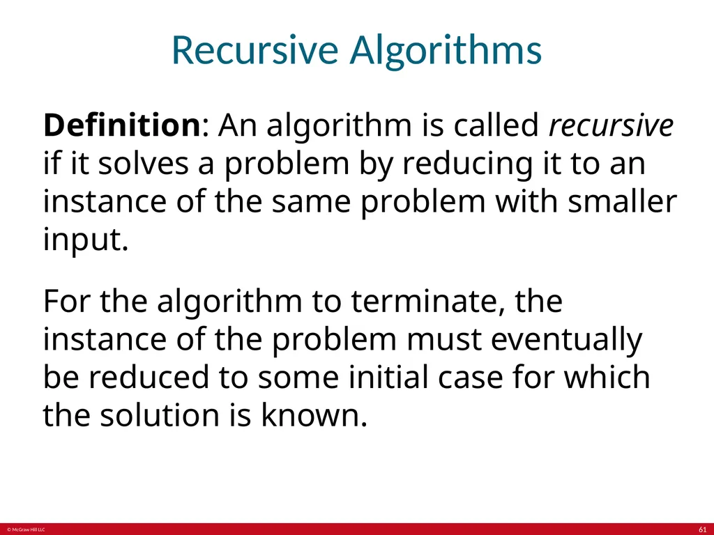 Induction and recursion Chapter 5 With - slide 61 of 75