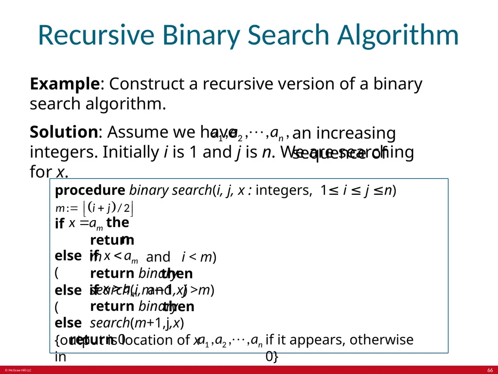 Induction and recursion Chapter 5 With - slide 66 of 75