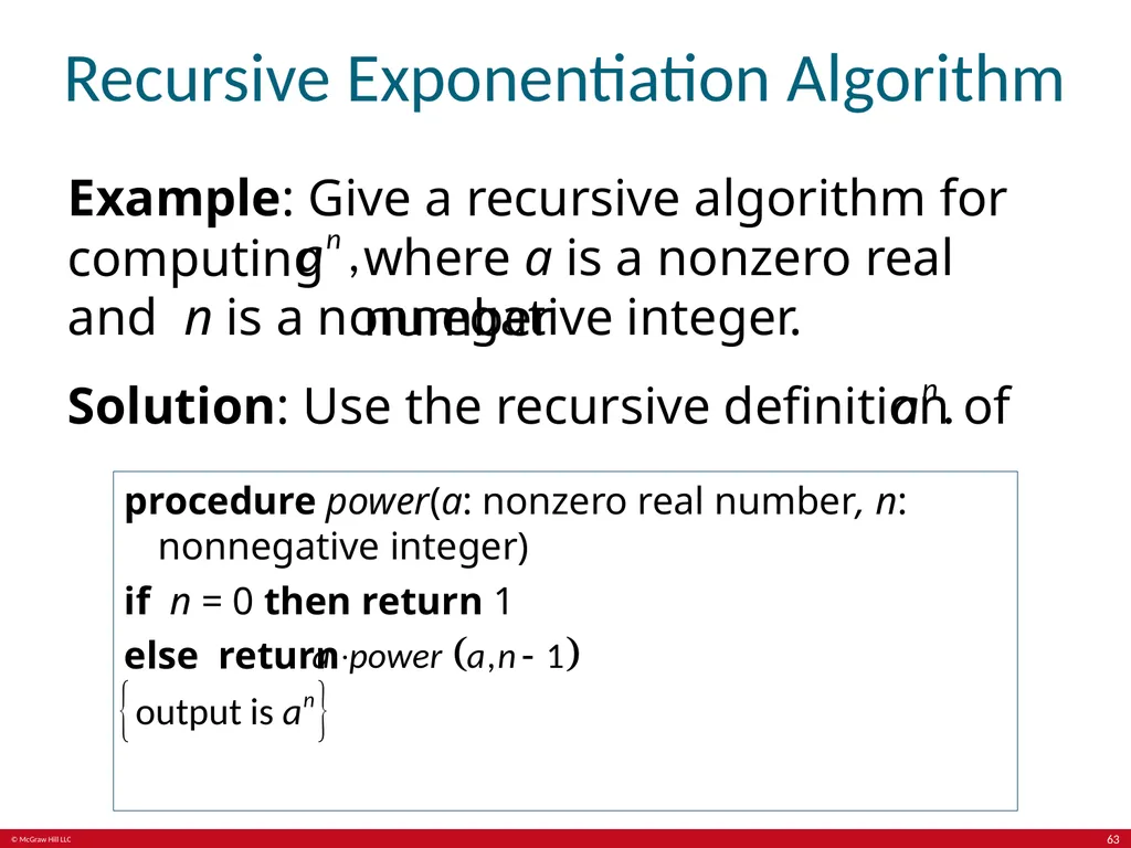 Induction and recursion Chapter 5 With - slide 63 of 75