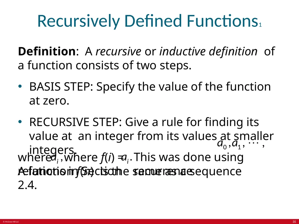 Induction and recursion Chapter 5 With - slide 35 of 75