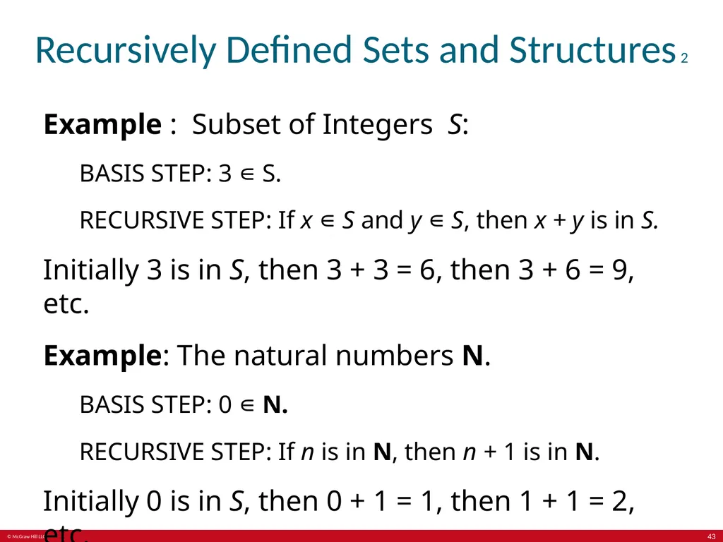 Induction and recursion Chapter 5 With - slide 43 of 75