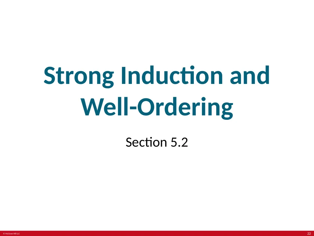 Induction and recursion Chapter 5 With - slide 22 of 75