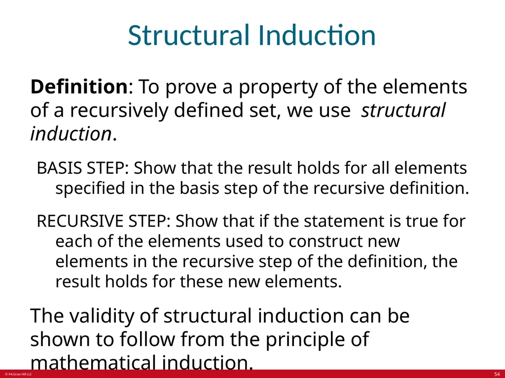 Induction and recursion Chapter 5 With - slide 54 of 75