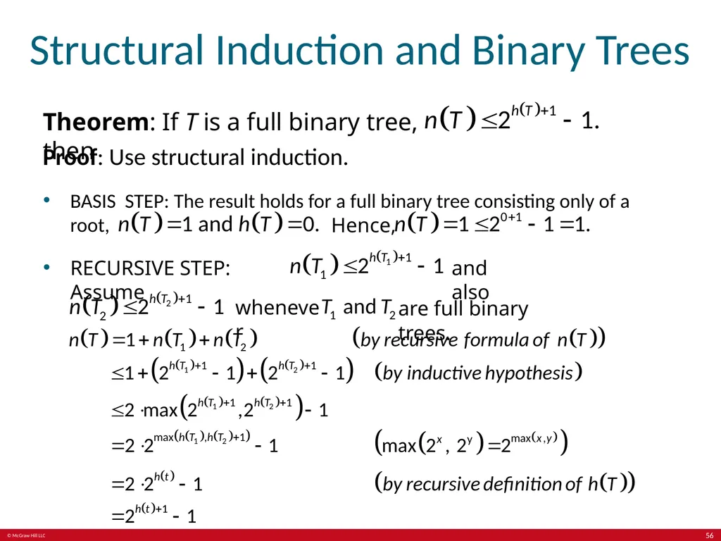 Induction and recursion Chapter 5 With - slide 56 of 75