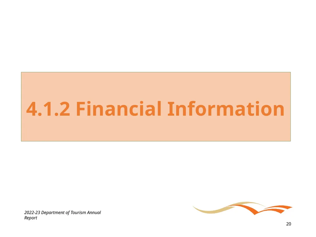 BRIEFING ON THE ANNUAL PERFORMANCE REPORT FOR - slide 20 of 42