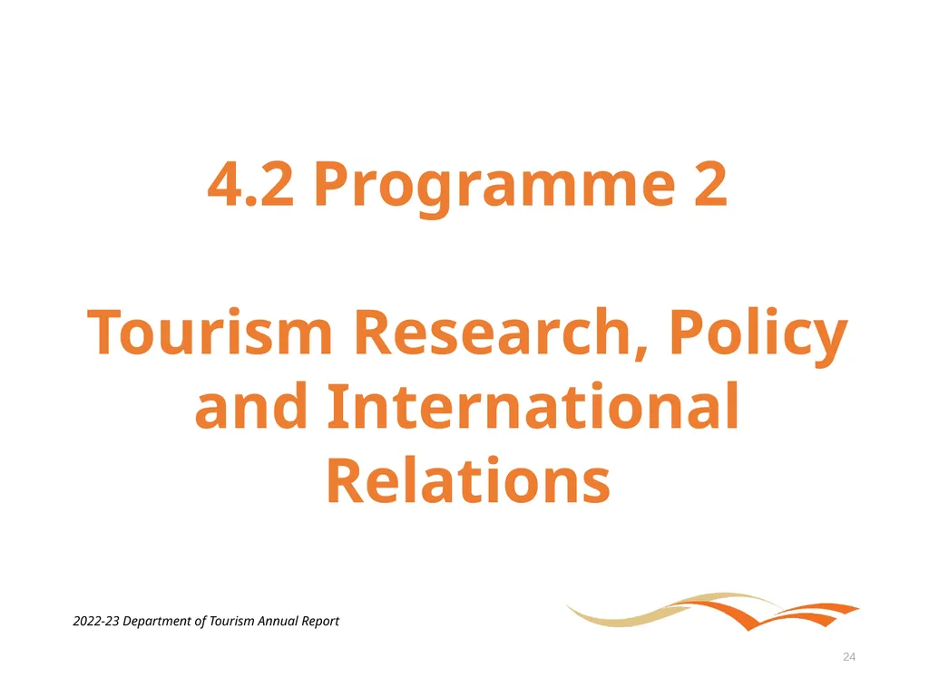 BRIEFING ON THE ANNUAL PERFORMANCE REPORT FOR - slide 24 of 42