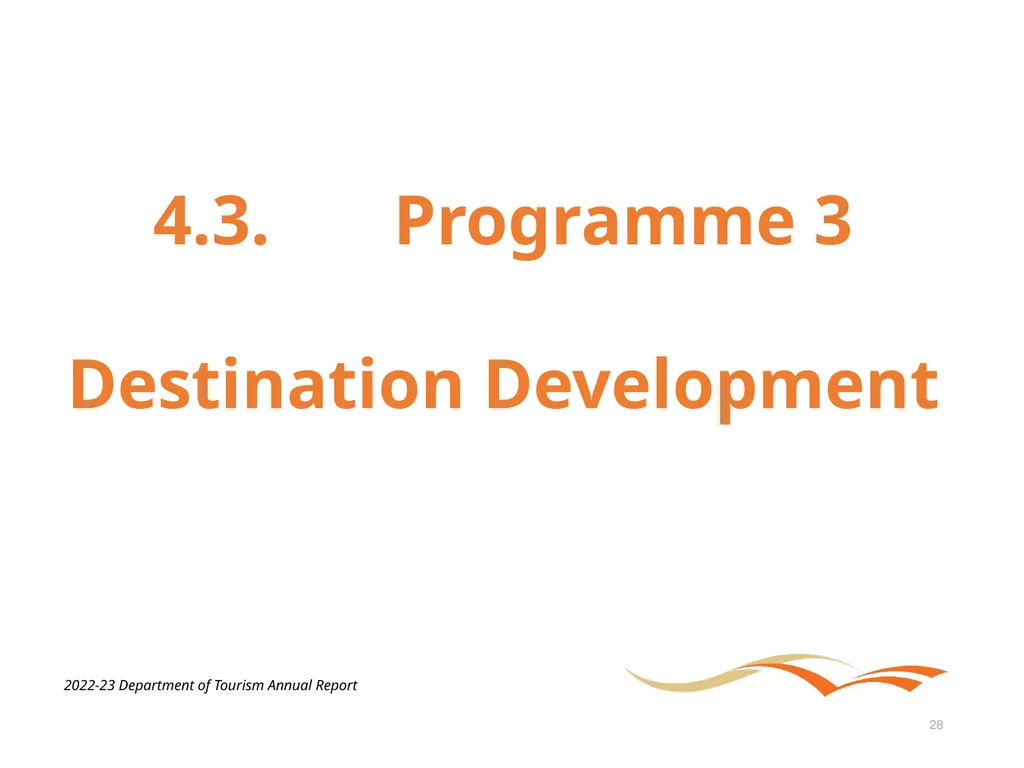 BRIEFING ON THE ANNUAL PERFORMANCE REPORT FOR - slide 28 of 42