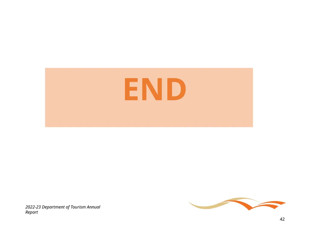 BRIEFING ON THE ANNUAL PERFORMANCE REPORT FOR - slide 42 of 42