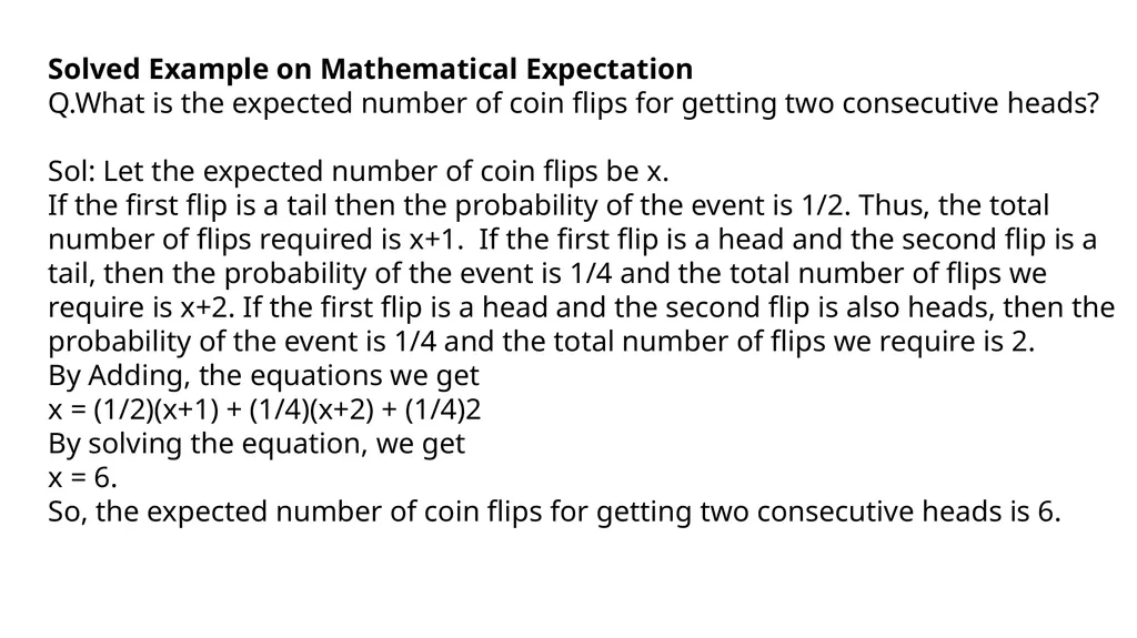 MATHEMATICAL EXPECTATION, MOMENTS CHAPTER 3 - slide 8 of 17
