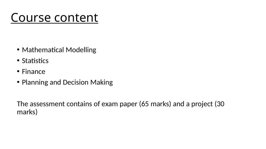 Maths & Applications of Maths Information Session - slide 12 of 14