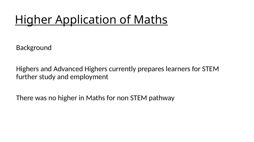 Maths & Applications of Maths Information Session - slide 10 of 14