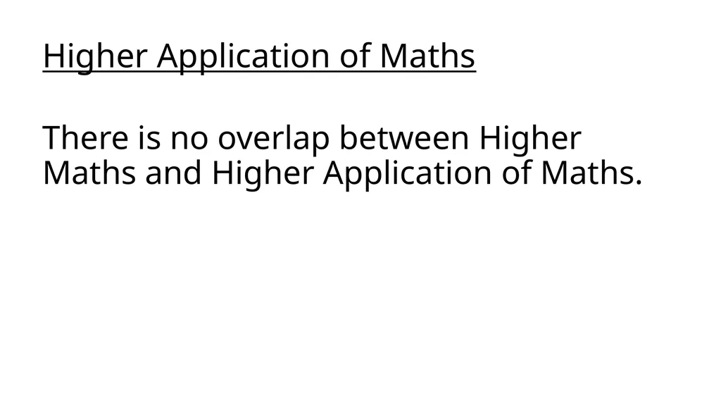 Maths & Applications of Maths Information Session - slide 11 of 14