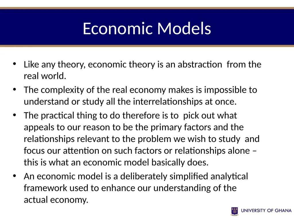 ECON 213 ELEMENTS OF MATHS FOR ECONOMISTS Session - slide 13 of 21
