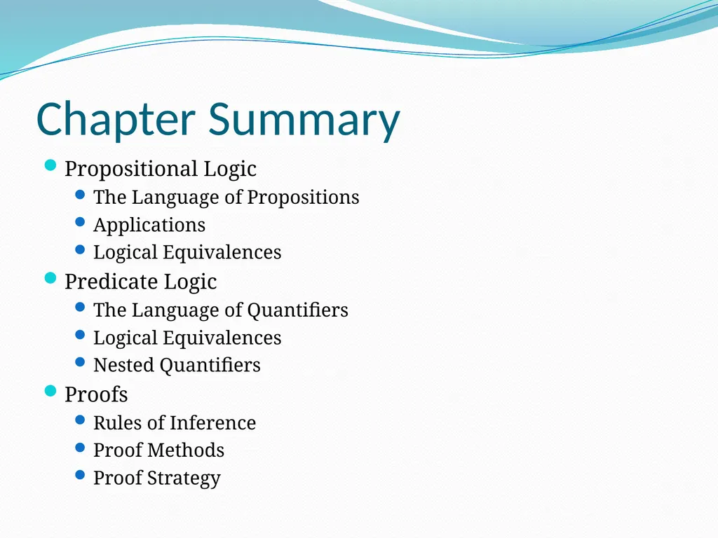 The Foundations: Logic and Proofs Chapter 1, Part - slide 2 of 51