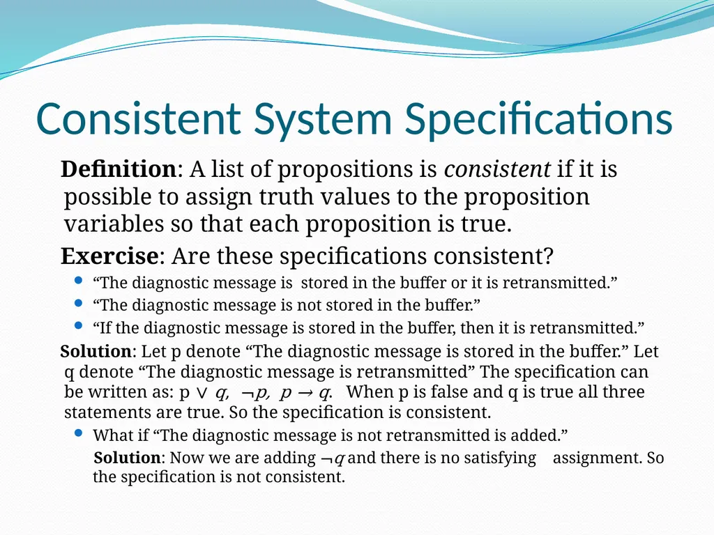 The Foundations: Logic and Proofs Chapter 1, Part - slide 35 of 51