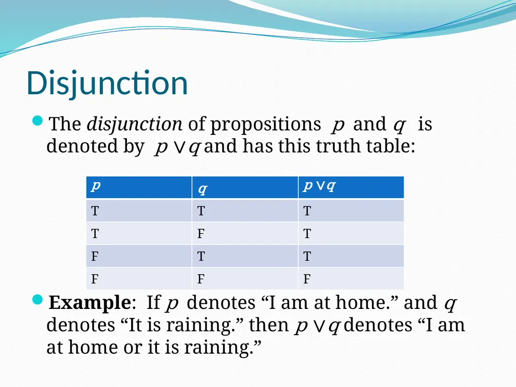 The Foundations: Logic and Proofs Chapter 1, Part - slide 10 of 51