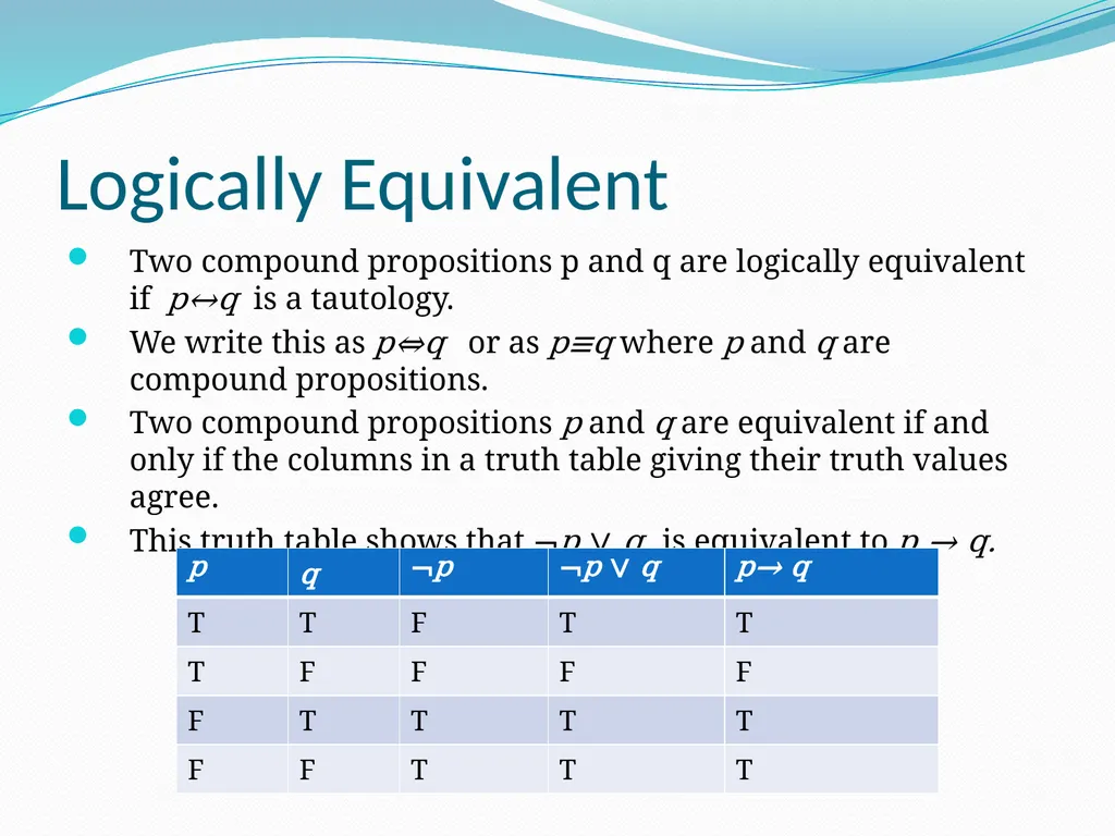 The Foundations: Logic and Proofs Chapter 1, Part - slide 42 of 51