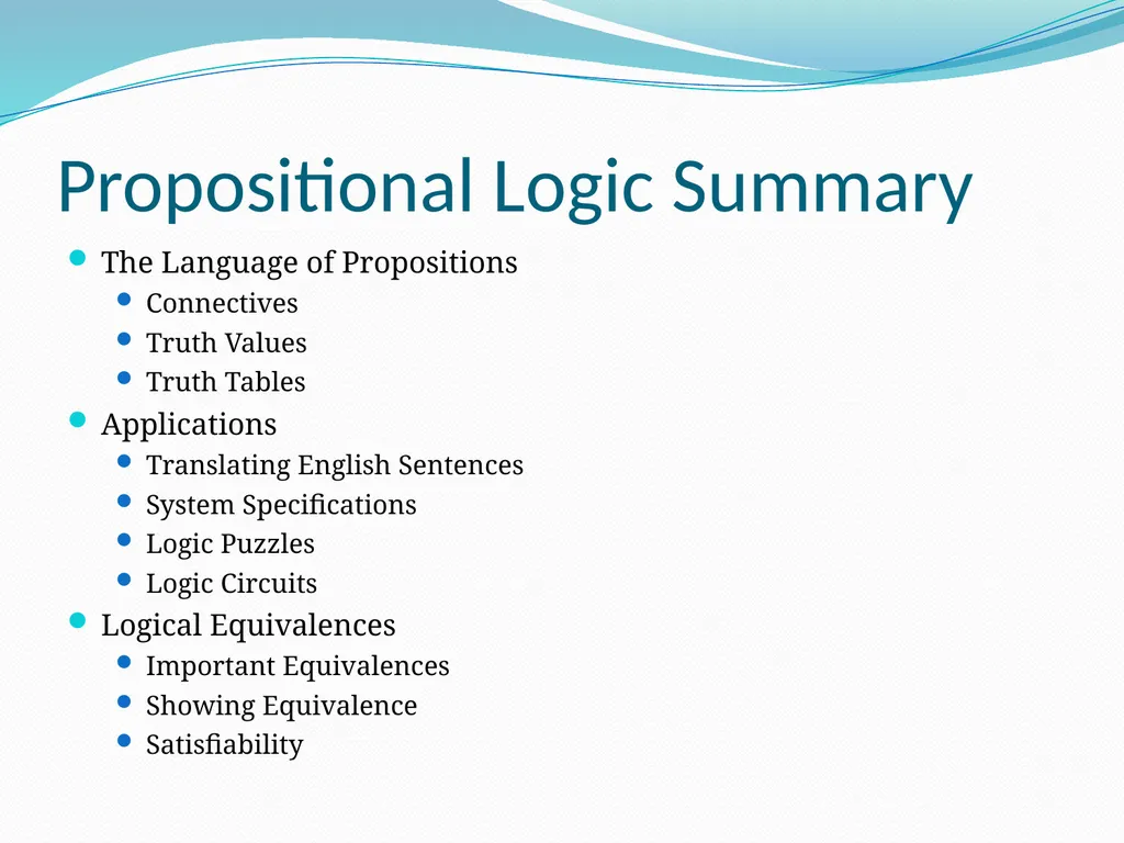 The Foundations: Logic and Proofs Chapter 1, Part - slide 3 of 51