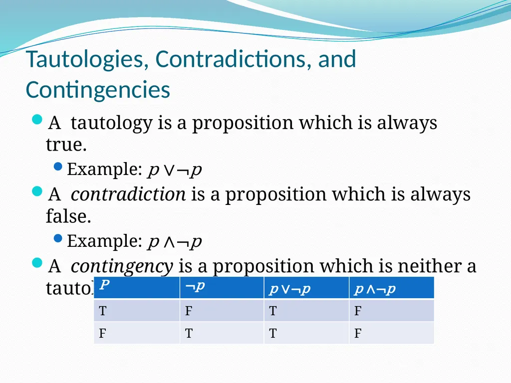 The Foundations: Logic and Proofs Chapter 1, Part - slide 41 of 51