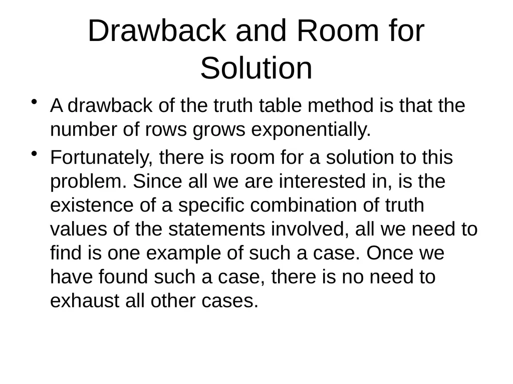 Propositional Logic Review Computability and Logic - slide 53 of 62