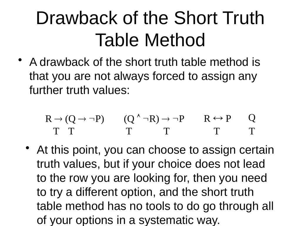 Propositional Logic Review Computability and Logic - slide 58 of 62