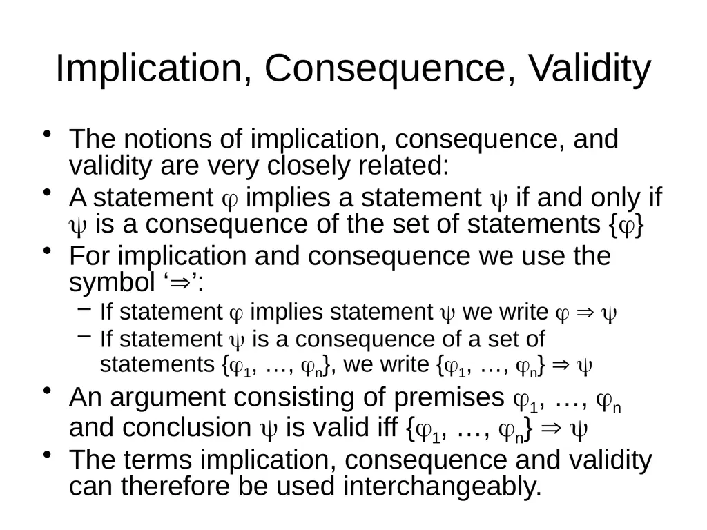 Propositional Logic Review Computability and Logic - slide 27 of 62