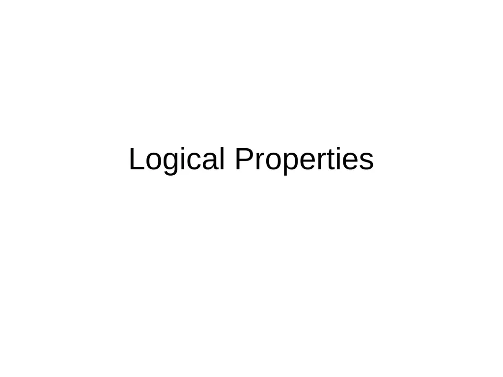 Propositional Logic Review Computability and Logic - slide 16 of 62