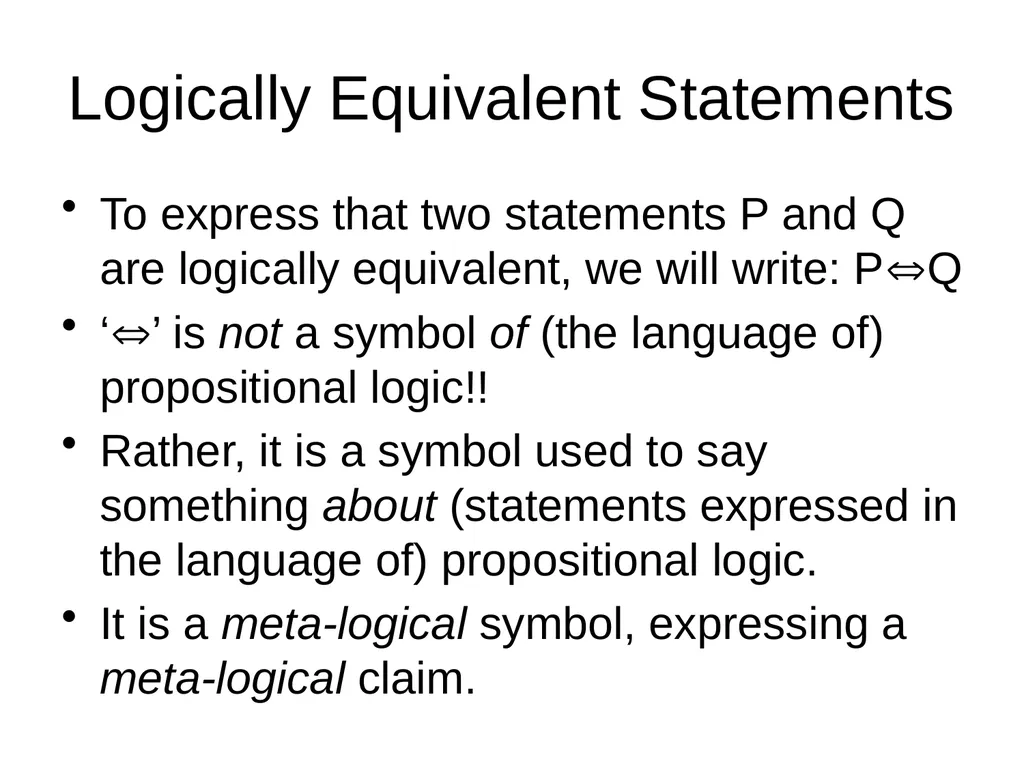 Propositional Logic Review Computability and Logic - slide 29 of 62